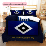 Hamburgo futbolo komandos ra&scaron;to patalynė Namų dekoracija Gimtadienio dovana (1 * užvalkalas antklodei + 2 * užvalkalai pagalvėms, be užpildo) 135x200cm