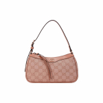 Gucci Ophidia Klasikinis monogramos drobės ir odos mažas peties krep&scaron;ys Moteri&scaron;ki krep&scaron;iai Rožinis 735145-FACC5-5748 Basic Set (Bag+Dust Bag)