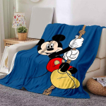 1 vnt., Mikės Pūkuotuko namų dekoro pledas: Tobula dovana jūsų miegamajam, svetainei ar kelionei, flanelinis pledas, idealus sofoms 150x200cm black