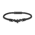 Policijos &bdquo;Batman&ldquo; nerūdijančio plieno apyrankė GB0034701 x BATMAN i&scaron;skirtinė dėžutė (Įtraukta policija) sidabras