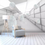 Modernūs Abstraktūs Foto Tapetai Geometrinis Ra&scaron;tas Sieninis Pie&scaron;inys Svetainė Mokslo Kambarys Namų Dekoras Fonas Sienų Popieriai Sienoms 200 cm(W) x 140 cm(H)