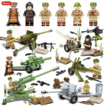 Nauji II Pasaulinio karo Mini Sovietų Rusijos Armijos Kareivių Figūrėlės Karinės Mažos Statybinės Detalės Kursko Mū&scaron;is Karinė Detalė Plyta MOC Žaislas