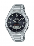 Casio WAVECEPTOR Saulės laikrodis su 6 pasaulio radijo bangų deriniu Modelis Vyri&scaron;kas Bangos, Analoginis-Skaitmeninis WVA-M640D-1A2JF