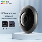 Ezviz E4P 6MP 360&deg; panoraminė Wi-Fi apsaugos kamera CN ki&scaron;tukas (adapteris įtrauktas)