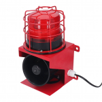 Pramoninis garso ir &scaron;viesos aliarmas, didelės galios sirenos ragas 115db, saugos garsinis ir vaizdinis aliarmas, tvirtinamas prie sienos, ES ki&scaron;tukas 220V red