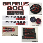 Priekinis variklio dangtis Galinės bagažinės emblema Lipdukas For Brabus w212 w204 G700 w463 w464 w221 w213 w206 GLC GLE w176 w177 GLS G800 smart