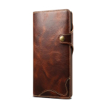 Tikros natūralios odos atverčiamas dėklas IPhone 18 17 16 15 14 Pro Max, prabangus vir&scaron;elis, retro piniginės tipo knyga, IPhone16 Plus, IPhone17 Air Case & Strap&iPhone 16 Plus ruda