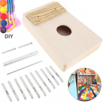 10 raktų Kalimba &bdquo;pasidaryk pats&ldquo; rinkinys Basswood Thumb Piano Mbira Linksmas rankų darbo pie&scaron;inys tėvams ir vaikams kampanija