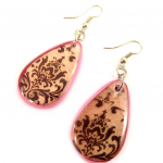 Les Tr&eacute;sors De Lily [L5259] - Boucles Cr&eacute;ateur 'Kilimanjaro' rose ry&scaron;kiai rožinė