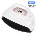 150 W SUN X8 MAX UV nagų lempa su 57 vnt LED nagų džiovintuvu, skirtu džiovinti gelio &scaron;viesos automatinio jutiklio manikiūro įrankis EU Plug