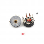 10 vnt potenciometras Rv12Mm 10K 50K radijo potenciometras su jungikliu 10K
