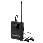 TAKSTAR WPM-300R belaidis garso imtuvas su į ausis įstatomomis ausinėmis UHF korpuso imtuvu LED skaitmeninis
