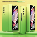 Tikslus i&scaron;kirptas sulankstomas telefono dėklas, skirtas Samsung Galaxy Z Fold 3 4 Fold4 5g Fold3 Fold2 Fold 2 dangtelis su Temprepred stiklo plėvele