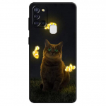 Fashion Animal Big Cat Kitten telefono dėklas, skirtas Samsung Galaxy A50 A10 A10s A40 A02 A01 A03s A04s A70 A03 Core A04 A02s A20e Samsung A10