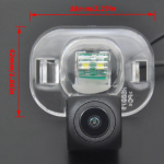 HD AHD 1080P Fisheye automobilio atbulinės eigos galinio vaizdo naktinio matymo atbulinės eigos kamera, skirta Hyundai Verna Solaris sedanui Kia Forte K3