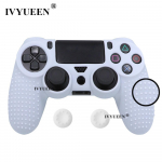 IVYUEEN neslystantis silikoninis dangtelis, skirtas Sony Dualshock 4 PS4 Pro Slim Controller Camo Case & Stick Grip dangtelis, skirtas Play Station 4