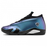 Air Jordan 14 Retro Low Love Letter moteri&scaron;ki sportbačiai, mineralinės-žalsvai mėlynos-metalinės-sidabrinės spalvos, DH4121-300 36
