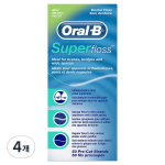 Oral-B Superfloss dantų siūlas, 50 pakuočių, 4 vnt.