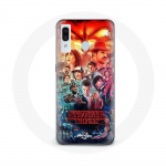 &bdquo;Samsung Galaxy A20&ldquo; dėklas, skirtas &bdquo;Stranger Things&ldquo; 4 sezono anonsas, plakatas, personažai, iliustracija