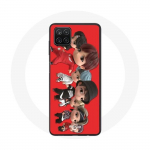 Coque pour Samsung Galaxy A12 BTS TinyTAN Animation Affiche RM Jin Suga J-Hope Jimin V Et Jungkook M