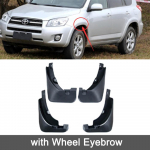 Purvasaugis Toyota RAV4 XA30 2006 2007 2008 2009 2010 2011 2012 Purvasargiai Sparnai Apsaugos nuo purslų Priekiniai Galiniai Ratai 4vnt. with Wheel Eyebrow