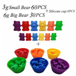 Montessori Rainbow Weight Bear Vaikų žaislai Spalvų rū&scaron;iuotojas Skaičiavimo medžiaga Matematikos mokymosi žaidimas Mokomieji žaislai vaikams Nauja