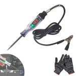 Grandinės tikrinimo ra&scaron;iklis, automobilio grandinės testeris, skaitmeninių grandinių LCD testeris, įtampos zondo kai&scaron;tis (3-70V) 19*5.3cm raudona