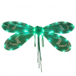 Fairy Wings Moteri&scaron;kas žėrintis laumžirgio sparnų kostiumas Lengvas, kvėpuojantis aprangos aksesuaras vakarėliams Cosplay pasirodymui violetinė