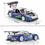 &bdquo;Porsche 911 GT3 RSR Match&ldquo; versijos simuliacinis lietų automobilių ir žaislinių transporto priemonių garsas ir &scaron;viesos traukiamas automobilis 1:32 lydinio modelis