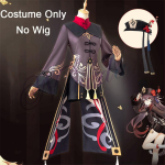 Hutao Cosplay kostiumo uniforma perukas Cosplay anime žaidimas Hu Tao kinų stiliaus Helovino kostiumai XXXL