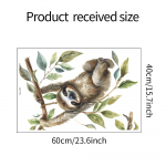 Fun-e78 Animacinis tinginys lipa į medį Vaikų kambarys Darželis Sienų papuo&scaron;imas Sienų lipdukai Lipnūs 40*60CM/fun-e78