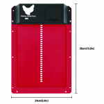 Automatinės vi&scaron;tienos namelio durys &Scaron;viesai jautrios automatinės vi&scaron;tienos namelio durys One Size raudona