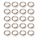 Stilingi dvigubos skylės jungties žiedai, lankstus naudojimas, dvigubos skylės jungtys Patogūs galiniai karoliukai Karoliukų vėrimo priedų patarimai S