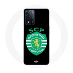 Coque Maniacase pour Oppo A93s 5G scp sporting portugal fond noir