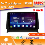Android Toyota Ipsum 1 SXM10 1996 - 2001 Gaia 1 XM10 1998 - 2001 Pagrindinis įrenginys Multimedijos vaizdo grotuvas Navigacija 2din DVD 4 core 1GB+32GB carplay