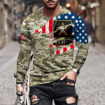 &bdquo;American Eagle&ldquo; 3d Print Vasariniai vyri&scaron;ki mar&scaron;kinėliai su apvaliu kaklu Kasdieniai ilgomis rankovėmis, dideli mar&scaron;kinėliai Madingi megztiniai Trend Vyri&scaron;ki drabužiai S