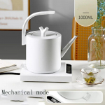 Elektrinis virdulys 1vnt 1000ML 304 nerūdijančio plieno arbatos virimo viskas viename automatinis elektrinis termostatas elektrinis arbatos virdulys balta
