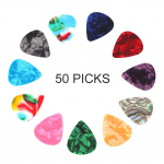 50 vnt. celuloidinių gitaros plektrų 0,7 mm muzikos instrumentų priedas(0,7 mm)