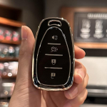 Automobilio rakto dėklas dangtelis pultelis Chevrolet 2020 2019 2018 2017 2016 Chevy Malibu Camaro Cruze Traverse Spark Equinox Sonic Volt Bolt juoda