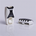 Automatinis &bdquo;Lazy&ldquo; dantų pastos dozatorius 5 dantų &scaron;epetėlio laikiklis, spaustuvas, vonios lentynos priedai oranžinė