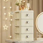 Sudedama stalinė daiktų laikymo dėžė su dulkėms atspariu stalčiumi, biuro stalo daiktų laikymo dėžė, kosmetikos dėžutė, ra&scaron;tinės reikmenų &scaron;iuk&scaron;lių laikymo lentynėlė