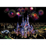 Scratch Tapybos Rinkiniai Suaugusiųjų Miesto Naktinio Vaizdo Scratch Art Tapybai Vaivoryk&scaron;tės Eskizų Bloknelis &bdquo;Pasidaryk pats&ldquo; Meno Amatų Peizažo Tapybai 3