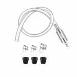 Stabdžių nuorinimo žarnelė Lengvai naudojama Universali stabdžių skysčio nuorinimo žarnelė Vienpusio atbulinio vožtuvo vamzdelis Nuorinimo įrankių rinkinys su žarnų spaustukais Sets