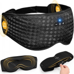 3D Bluetooth Miego Akių Kaukė Miego Ausinės Mink&scaron;ta Medvilnė HD Stereo Garsas Kelionė Užblokuoja &Scaron;viesą Akių Gaubtas Naktinė Kvėpuojanti
