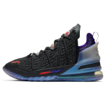 Kylian Mbapp&eacute; x Nike LeBron 18 NRG EP The Chosen 2 Vyri&scaron;ki sportbačiai Juodi Įnirtingai violetiniai Metalinio sidabro DB7644-001 38