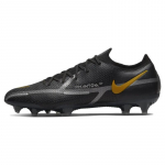 Nike Phantom GT2 Elite FG Juodos Metalo Auksinės Vyri&scaron;ki Sportbačiai Metalo-Sidabro Metalo-Tamsiai-Pilkos CZ9890-007 40.5
