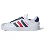 Adidas VL Court 3.0 Balti Laivyno Mėlynumo Raudoni Vyri&scaron;ki Kedai Debesų Baltumo Komandinės Laivyno Mėlynos Geresnės Raudonos IF4465 42⅔