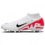 Nike Mercurial Superfly 9 Hg/Ag Sportinis Komfortas Ag Hg Dirbtinės Žolės Futbolo Batai Vyri&scaron;ki Futbolo Batai Balti DJ5626-600 44