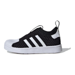 Adidas Originals Superstar Patogūs žemi vaiki&scaron;ki riedlenčių batai Vaiki&scaron;ki sportbačiai Juodi Balti JH6371 28