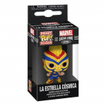 Porte-cl&eacute;s Funko Pop - Marvel Lucha Libre - La Estrella Cosmica Jaune Mixte Adulte geltona